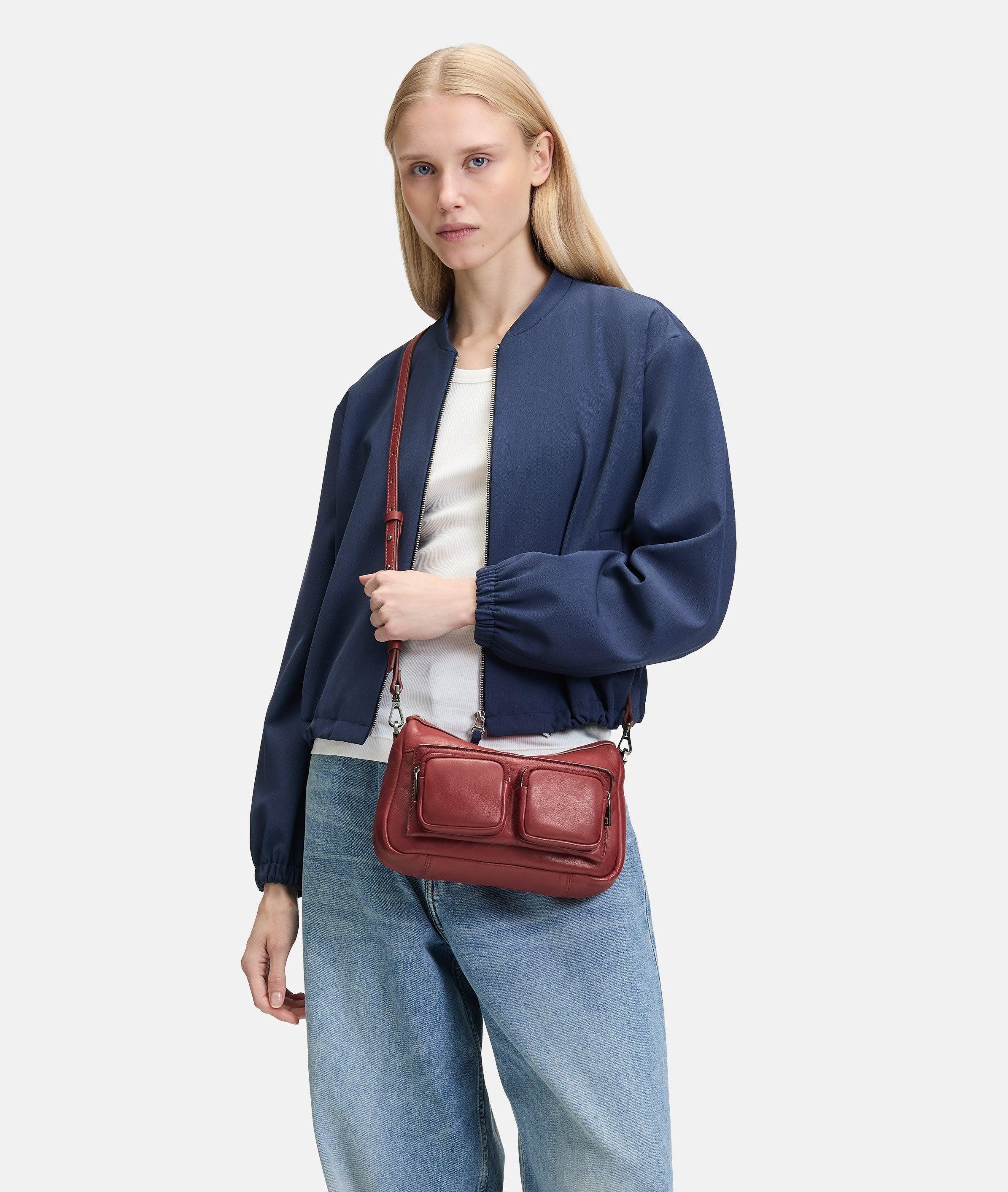 Liebeskind Berlin Schultertasche Maia Hobo S, Kleine Hobo-Bag aus Schafsleder