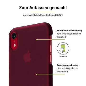 Artwizz Smartphone-Hülle Rubber Clip for iPhone Xr, berry