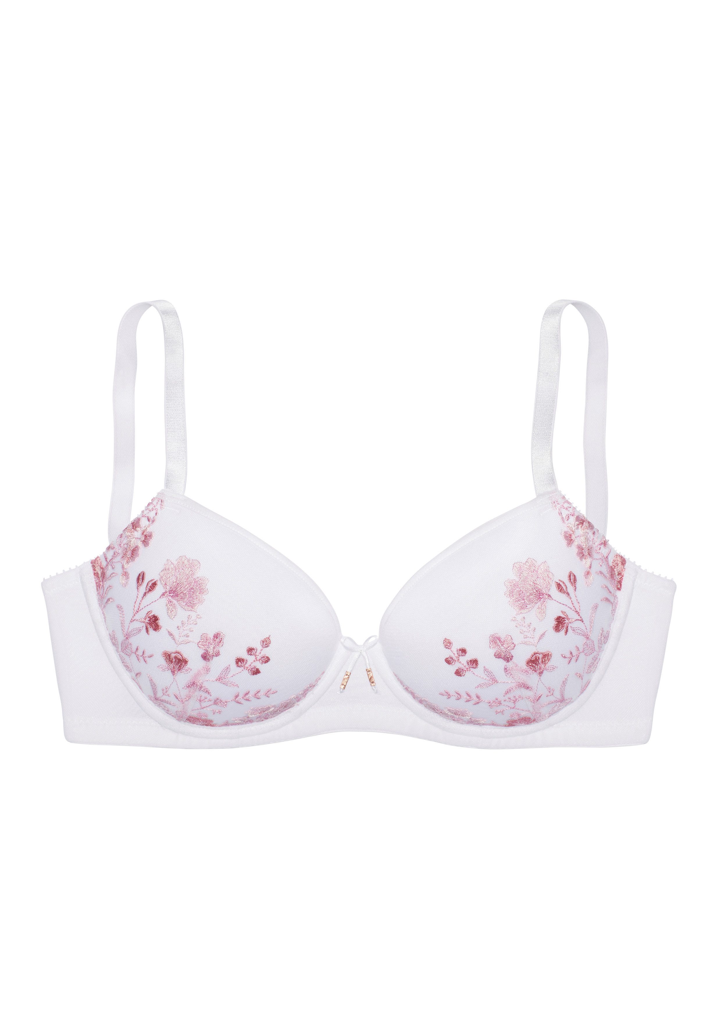LASCANA Schalen-BH Bügel-BH, Maria Edle Stickerei-Spitze mit Blumen, als Dessous-Set kombinierbar