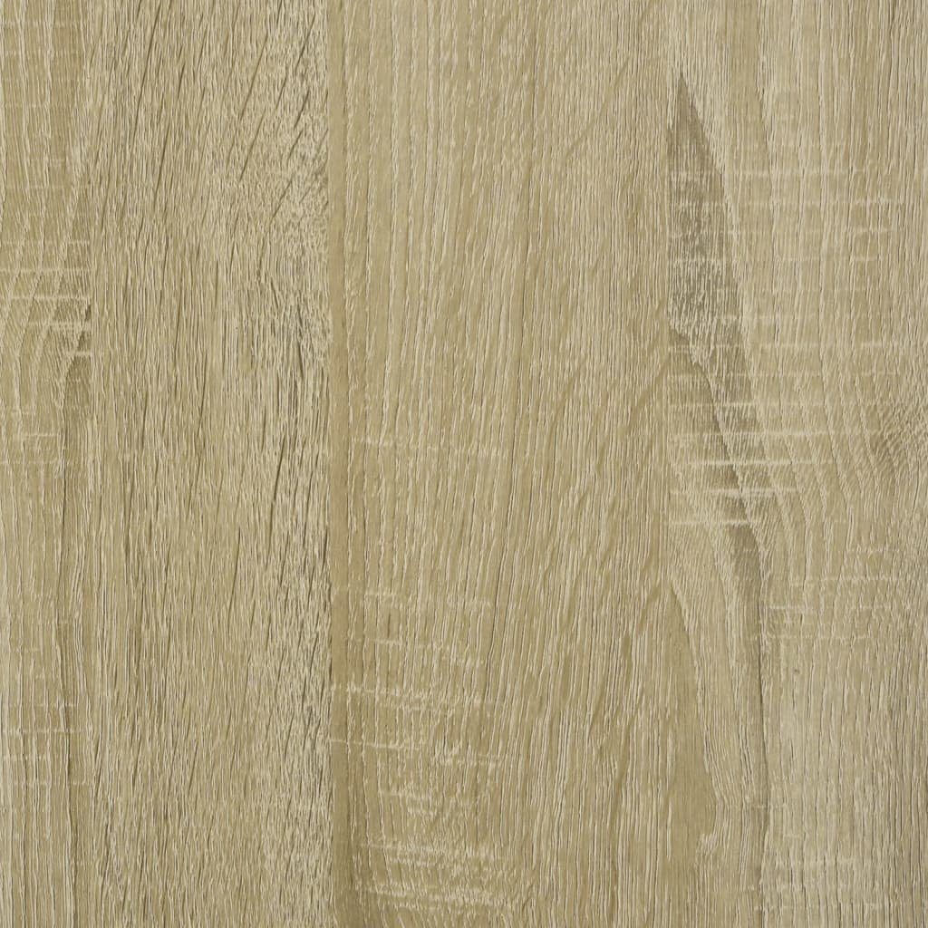 vidaXL Beistelltisch Beistelltisch (1-St) Eiche Sonoma-Eiche Holzwerkstoff Eiche Sonoma 50x35x52 cm Sonoma 