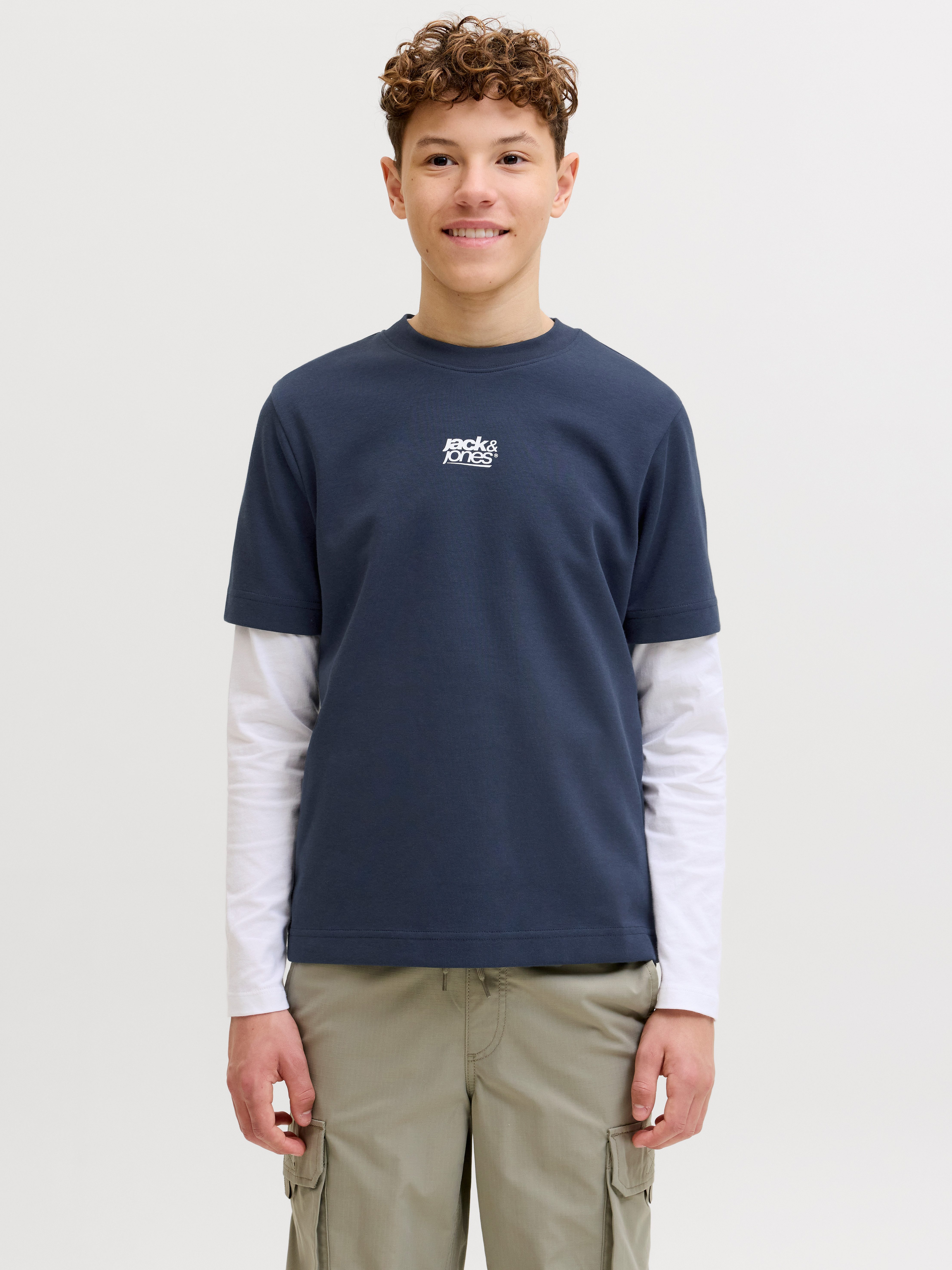 T-Shirt JCOBREEZE BACK PRINT TEE SS CN EA26 JNR
