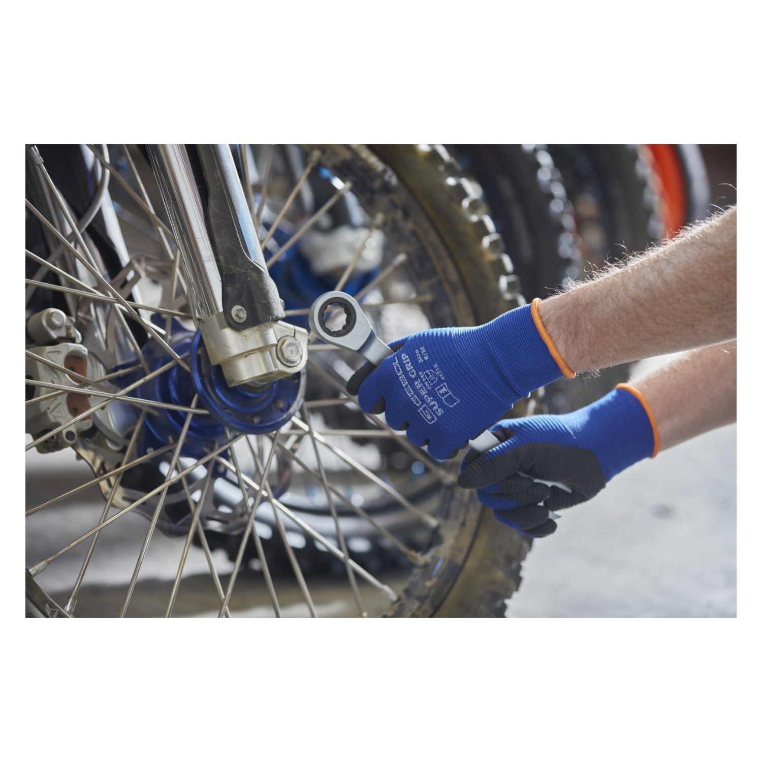 Gebol Arbeitshandschuhe SUPER GRIP Montagehandschuh 100% Nylon Beschichtung: Nitril