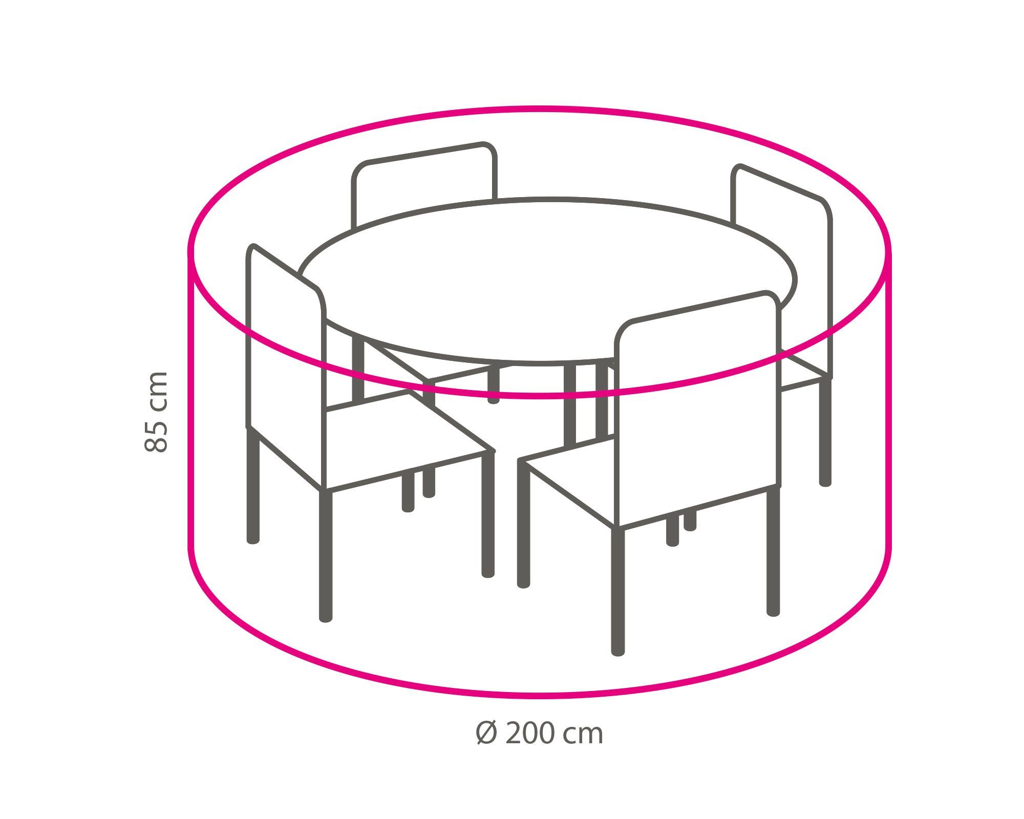 winza outdoor covers Gartenmöbel-Schutzhülle, geeignet für Gartenmöbel, rund-kaufen