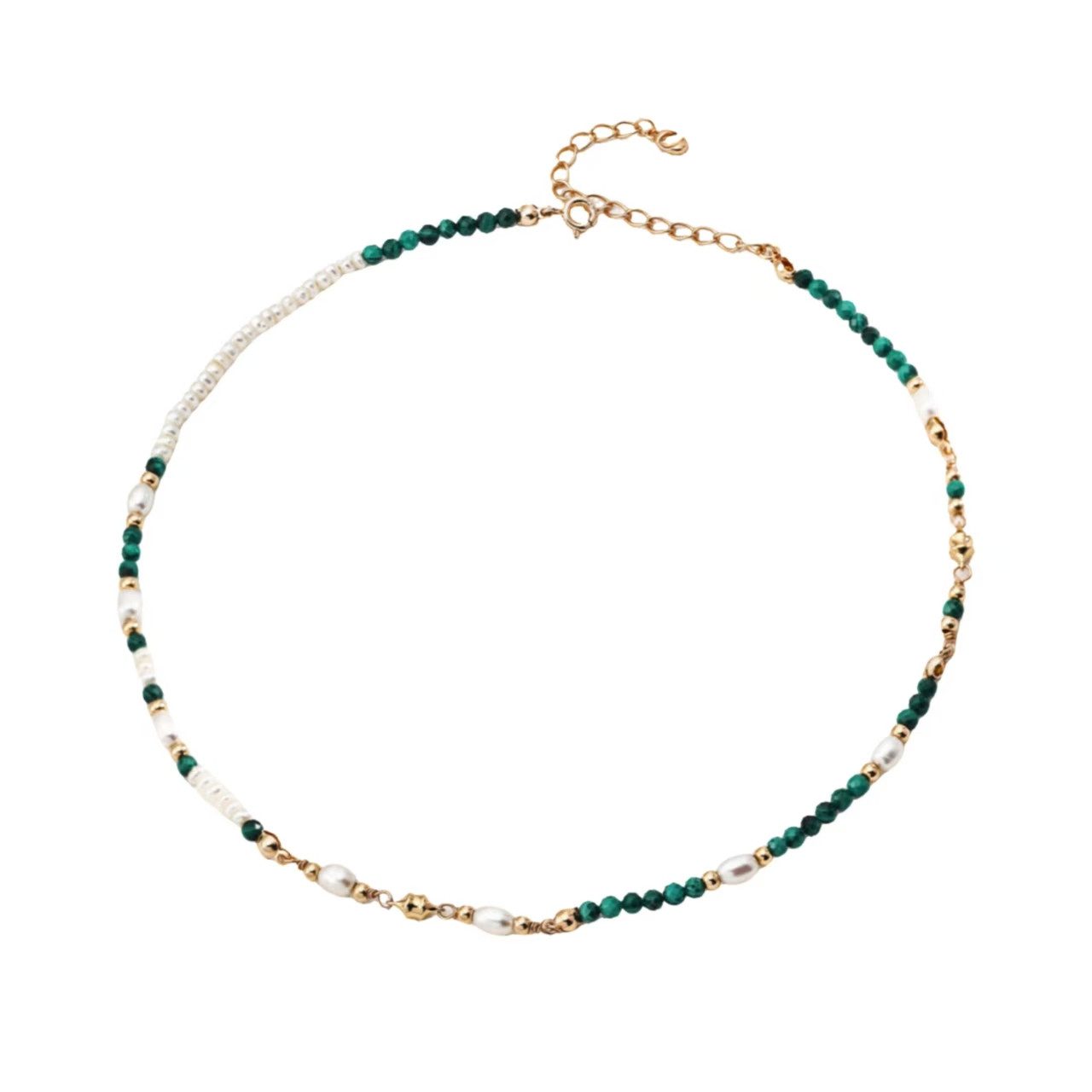 Perlenkette Halskette Damen Silber 925,Perlen Halskette Damen,18K Vergoldet