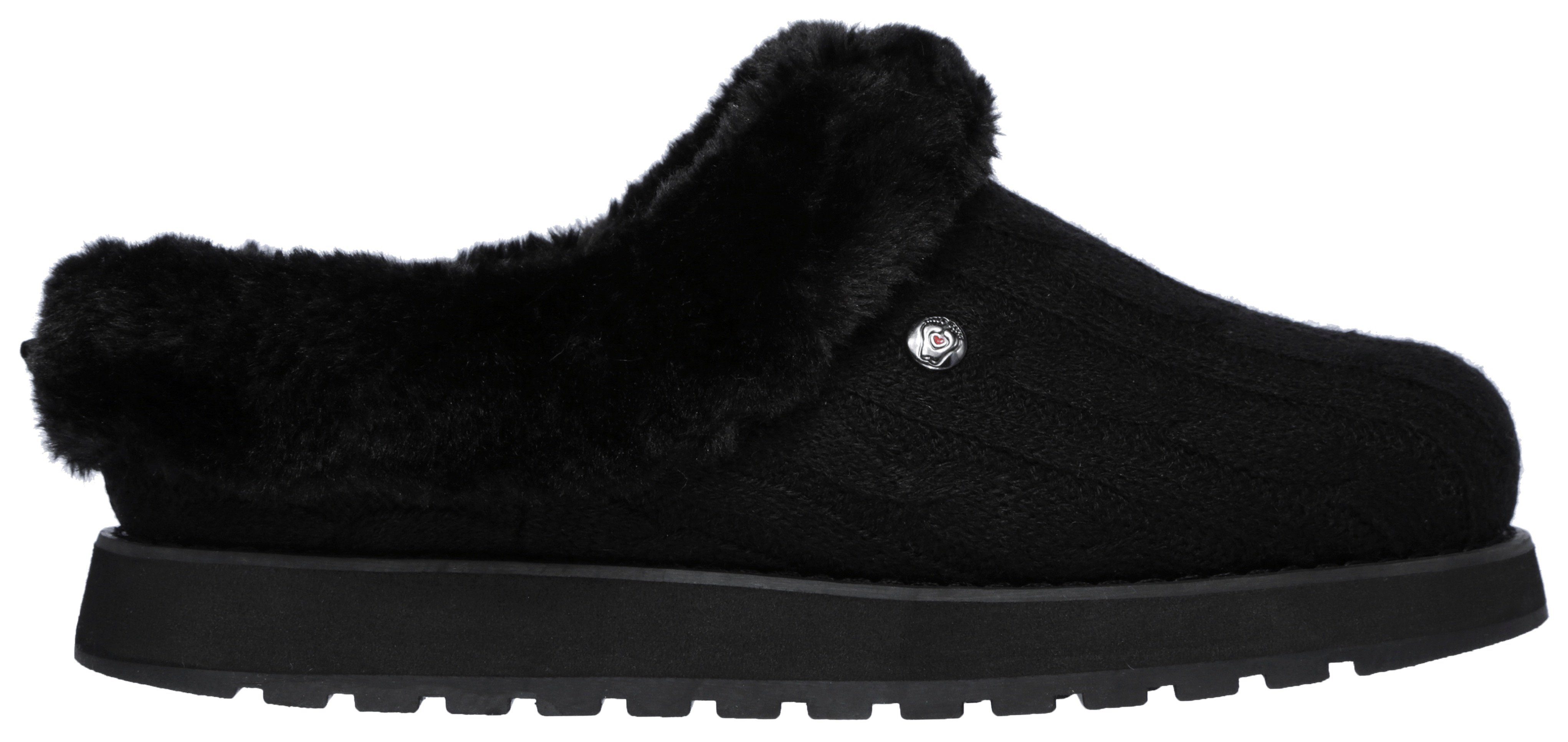 Skechers KEEPSAKES - ICE ANGEL Pantoffel Hausschuh in Strick-Optik