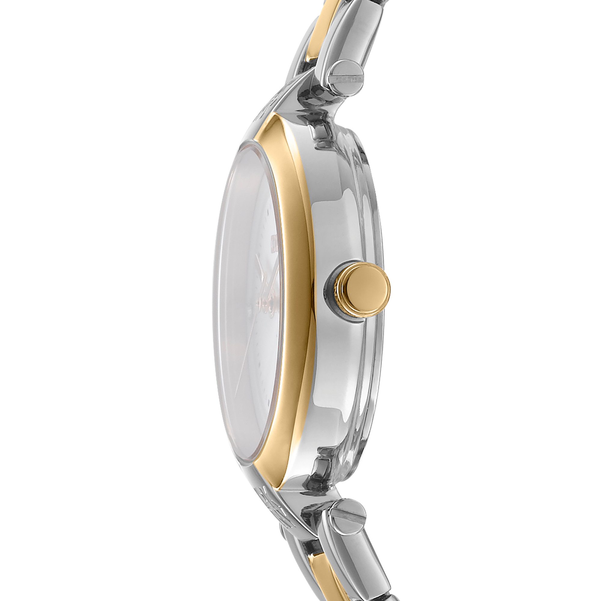 DKNY Quarzuhr Essential Mini DK1L043M0075, Armbanduhr, Damenuhr, Edelstahlarmband, analog