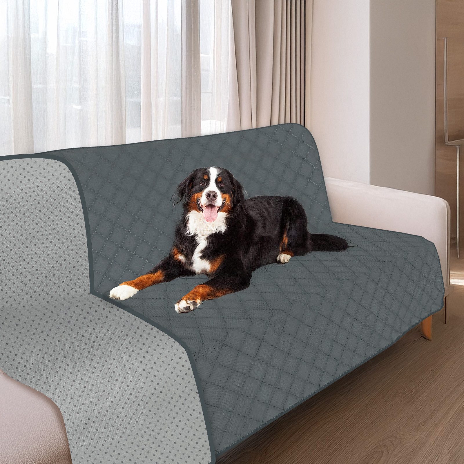 nobleza Hundematte Wasserdichte Hundedecke, Robuste Hundematte als Schutz für Sofa & Bett