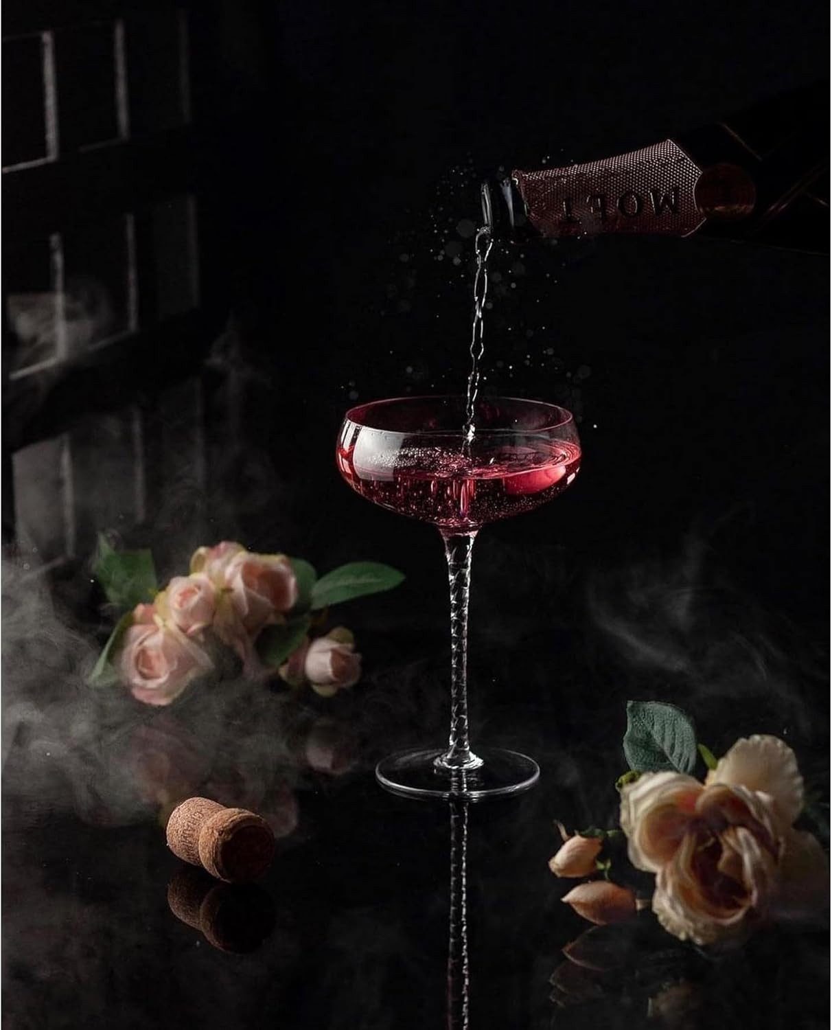 Wilmax England - Deutschland Geschirr-Set Wilmax Champagnergläser, 300 ml, 2er-Set, Kristallglas