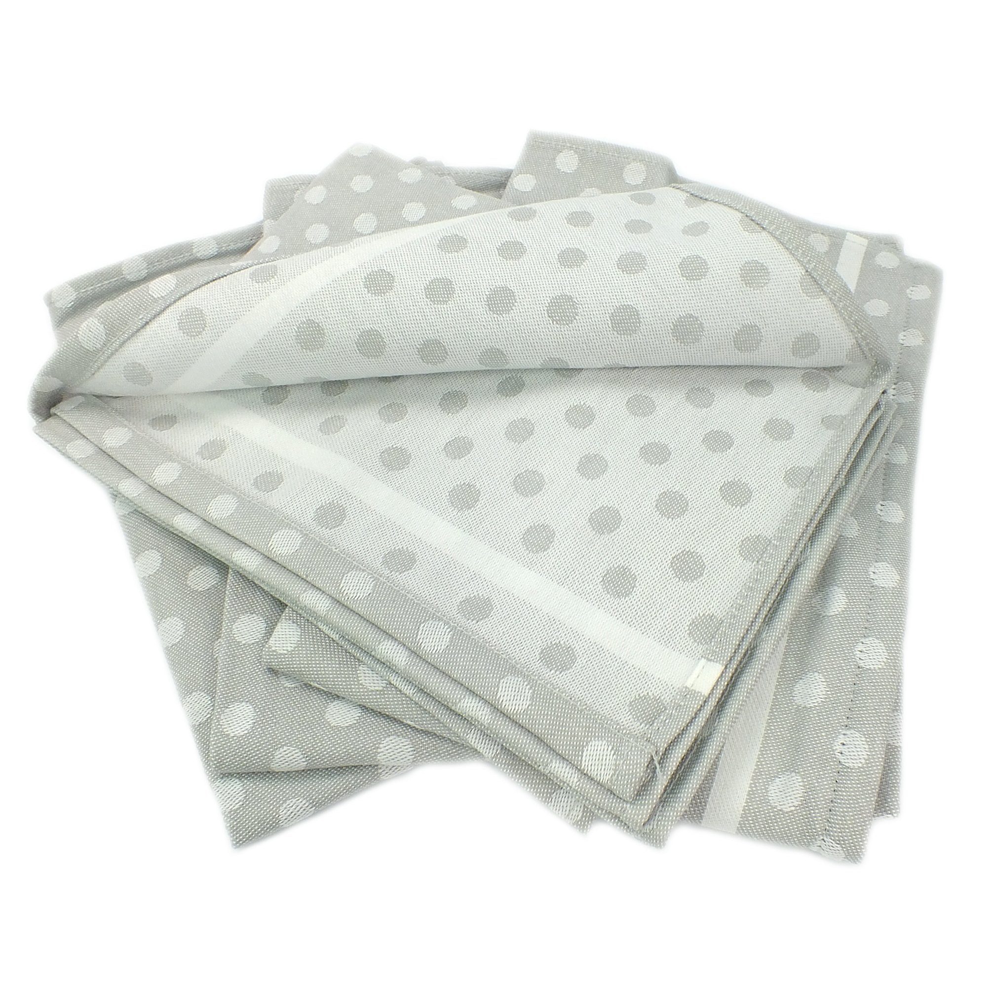 ca. (Set, Stück), 4-tlg), Geschirrtuch cm, Baumwolle Pack 50 Grau (4 4er Home Geschirrtücher Dots, x 70 Lasa