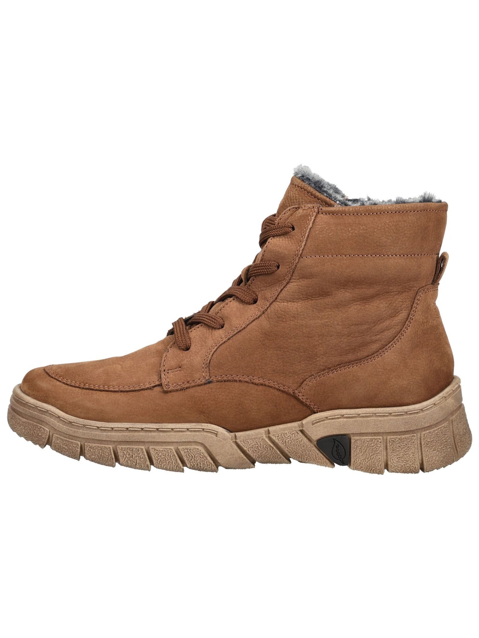 Waldläufer Waldläufer Stiefelette Nubukleder Schnürstiefelette