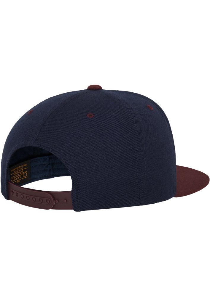 2-Tone Cap navy/maroon Flexfit Flex Snapback Snapback Classic