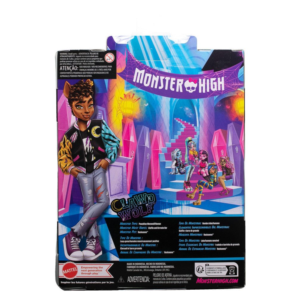 Mattel® Anziehpuppe Monster High Puppe Clawd Wolf günstig online kaufen