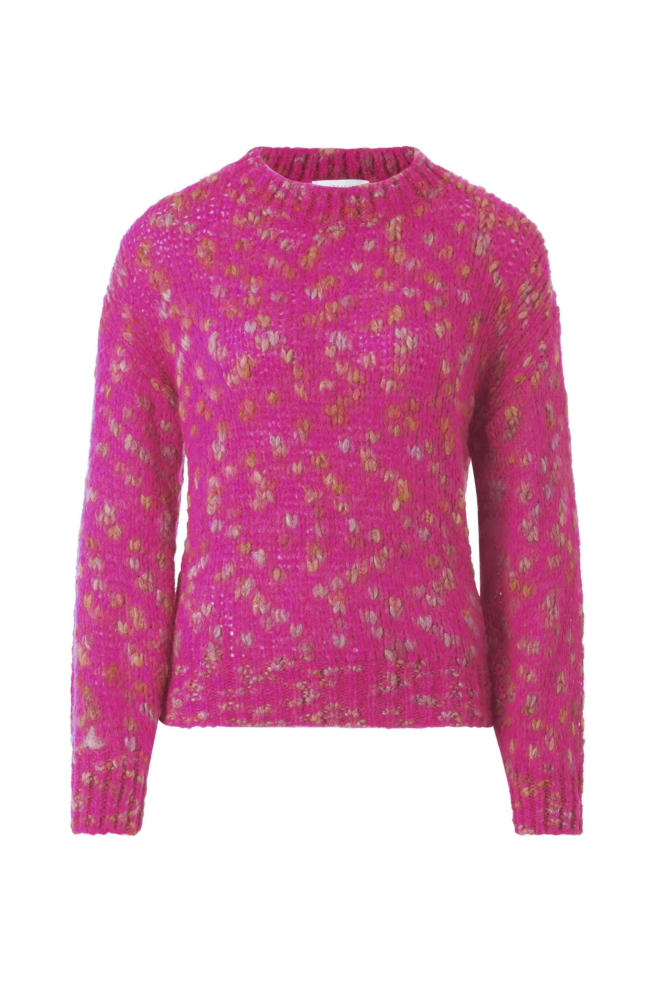 Strickpullover Crew neck shniy neps