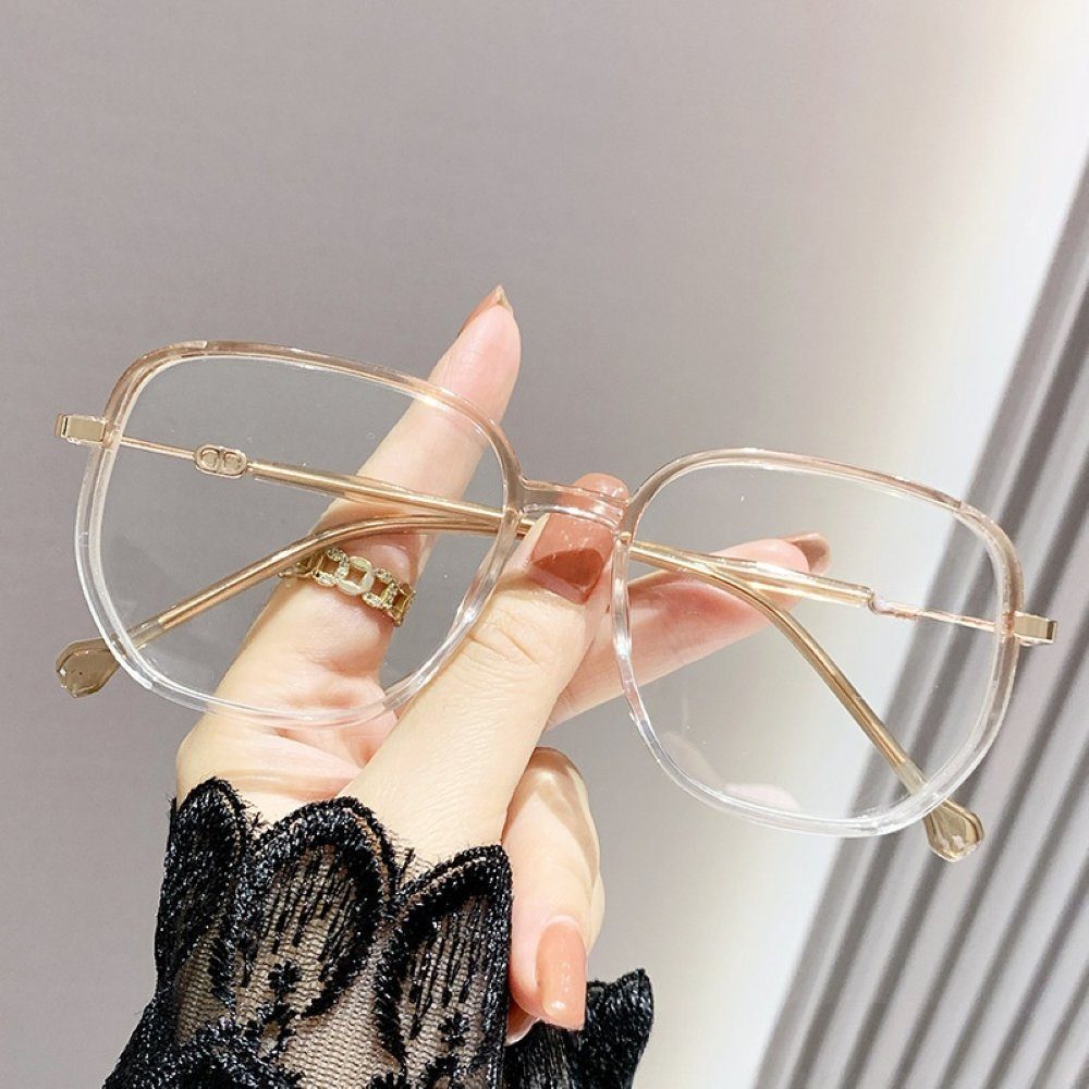 PACIEA Lesebrille Damen Blaulichtfilter Glitzerrand Oversized Anti-Müdigkeit