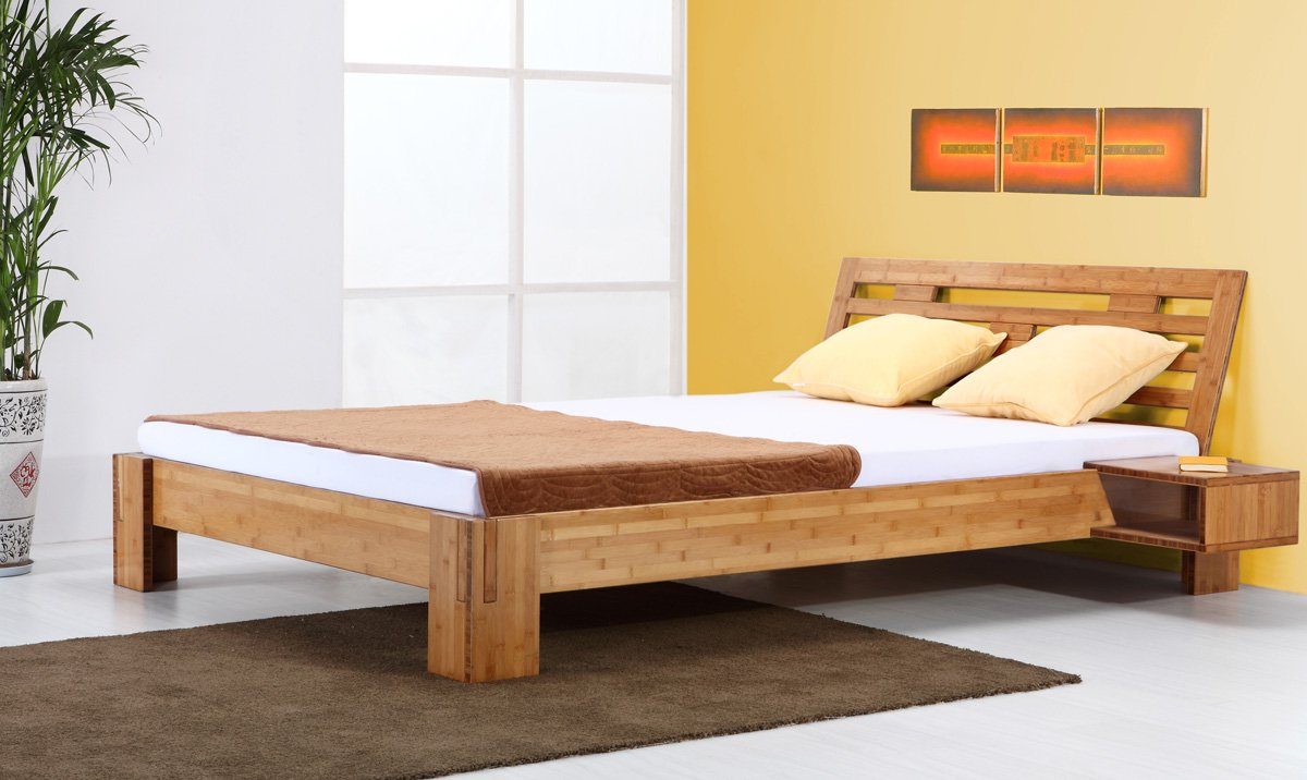 1001 Wohntraum Massivholzbett BALI Bambusbett mit günstig online kaufen