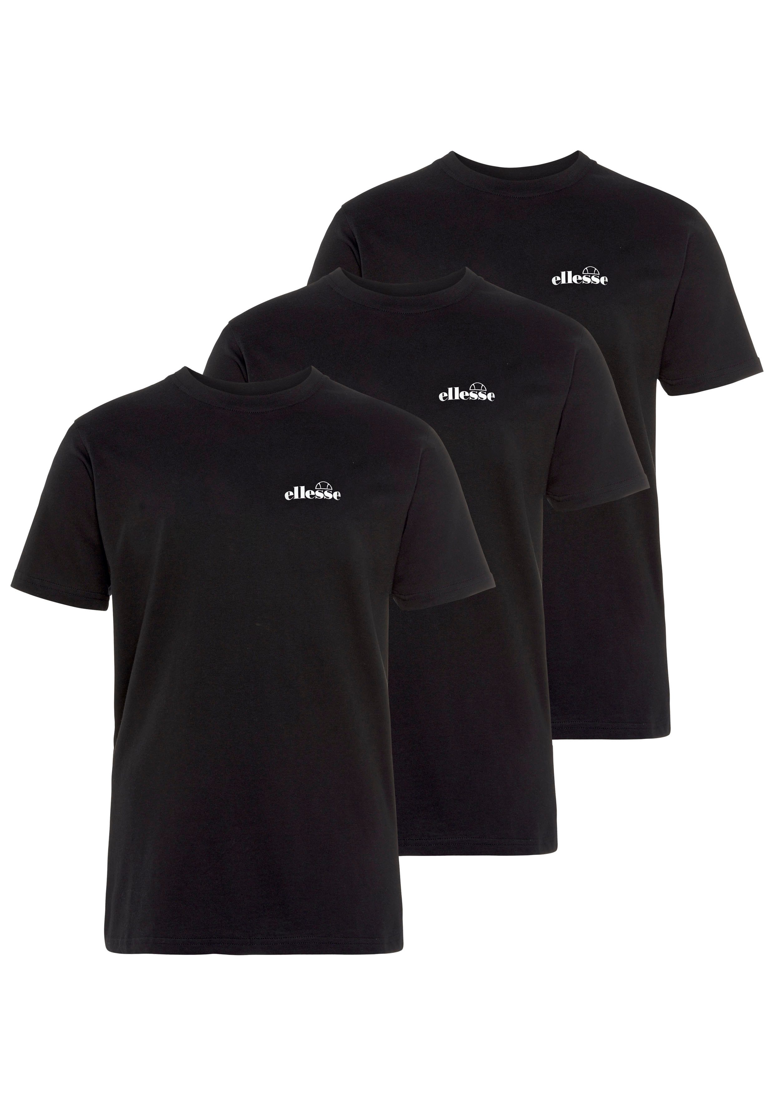 Ellesse T-Shirt AZZINI TEE (3 PACK) (Packung, 3-tlg)