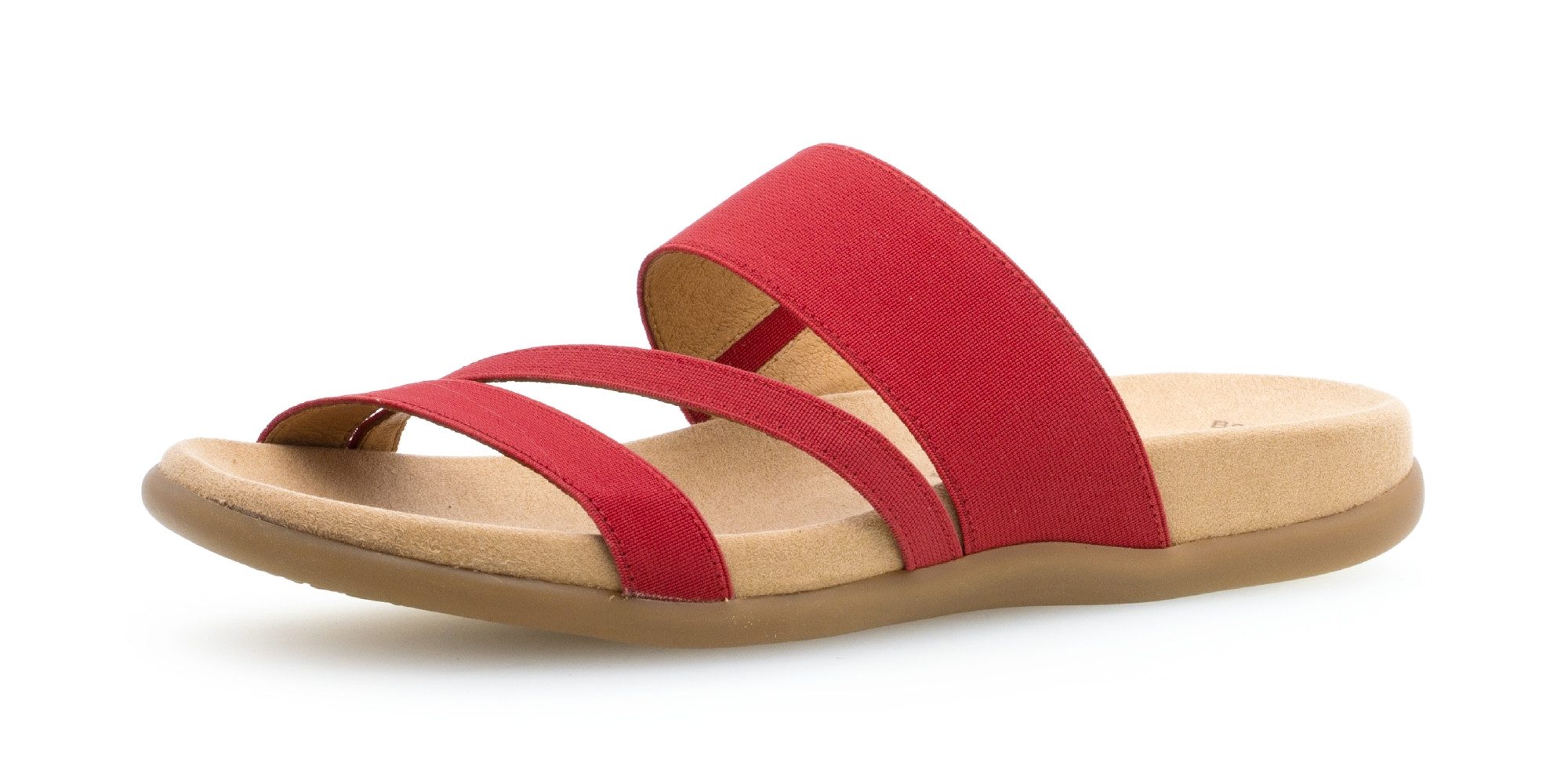 Gabor Pantolette Keilabsatz, Sommerschuh, Schlappen mit atmungsaktivem Lederfutter