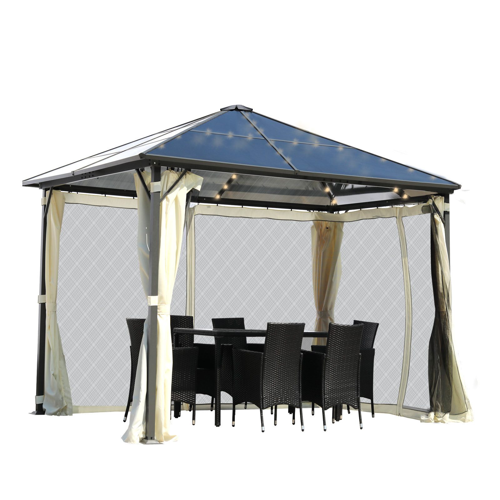 BRAST Pavillon Summerdream Aluminium 3x3m inkl. günstig online kaufen