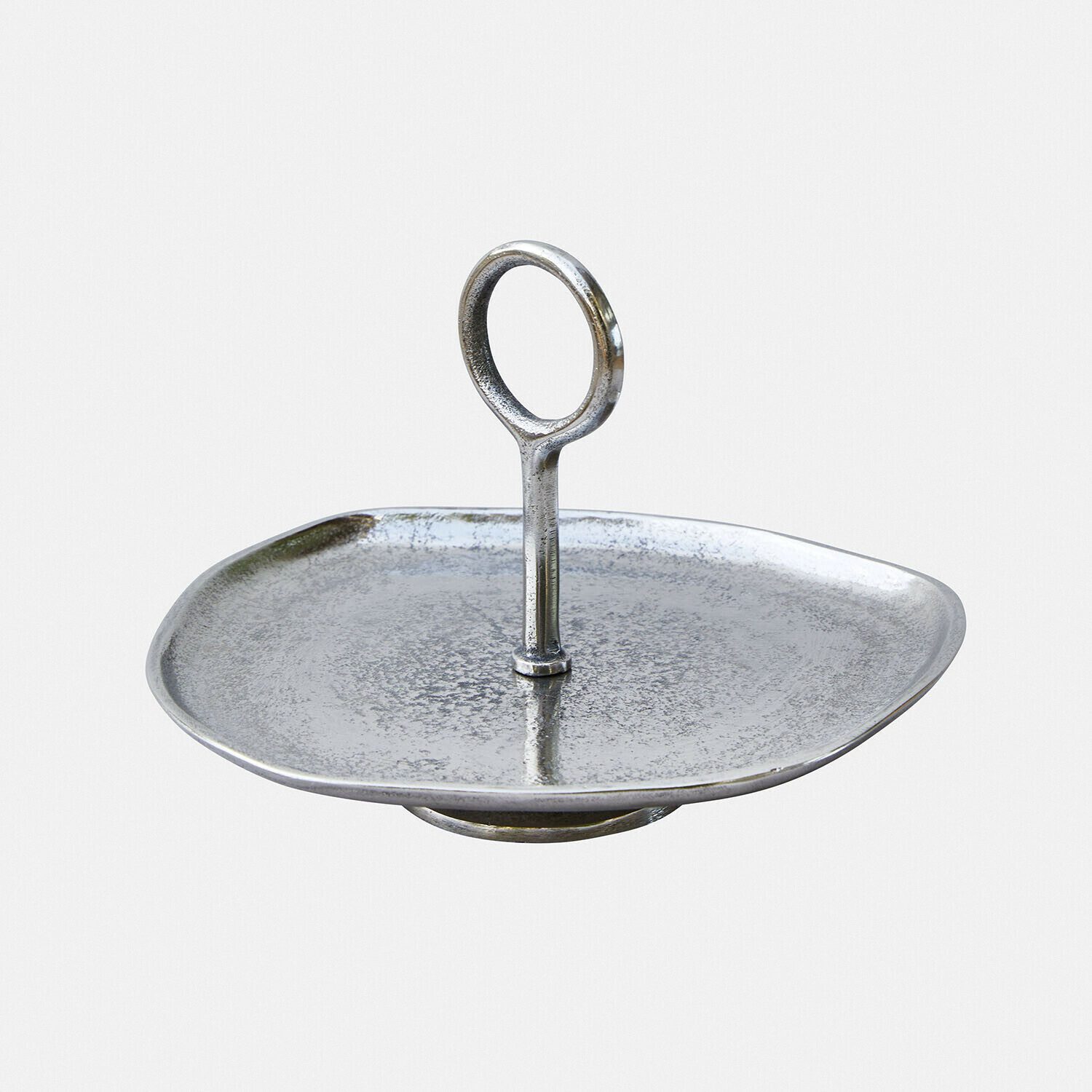 Mirabeau Etagere Etagere Aurnis silber, Aluminiumguss