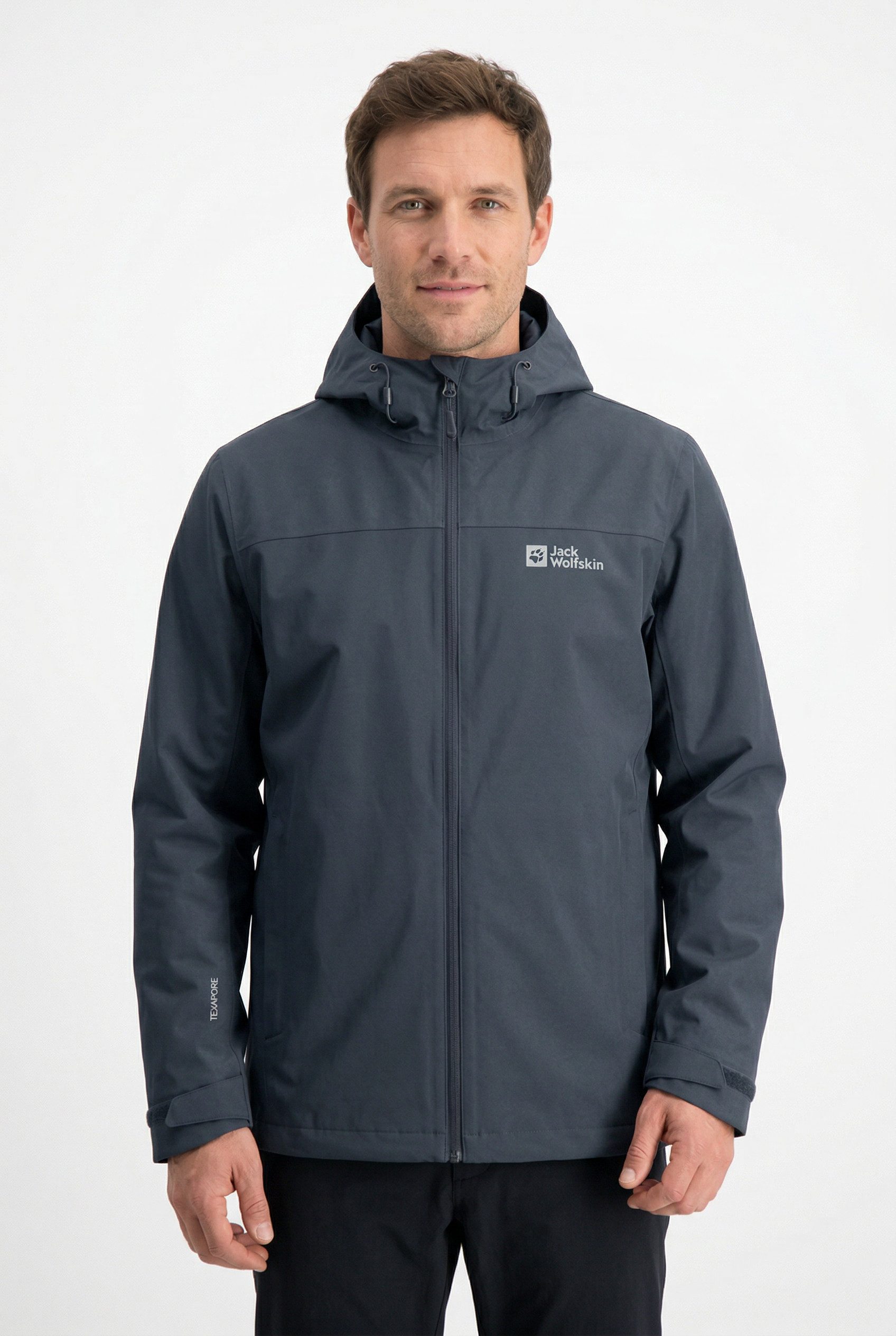 Jack Wolfskin 3-in-1-Funktionsjacke TAUBENBERG 3IN1 JKT M mit Außenjacke und Innenjacke, wasserdicht, winddicht, atmungsaktiv