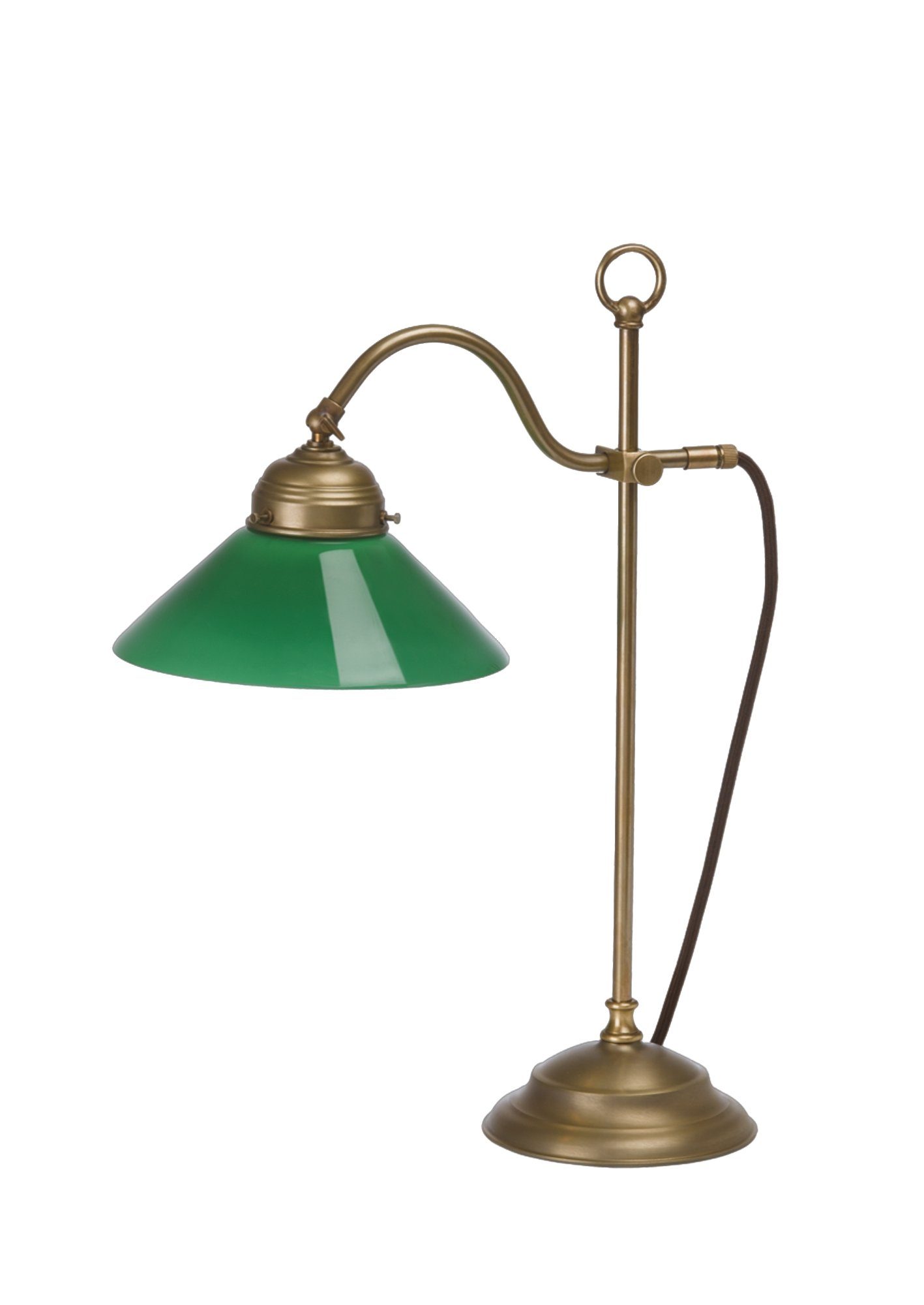 Berliner Messinglampen Tischleuchte OG9-17gr-B, ohne Leuchtmittel