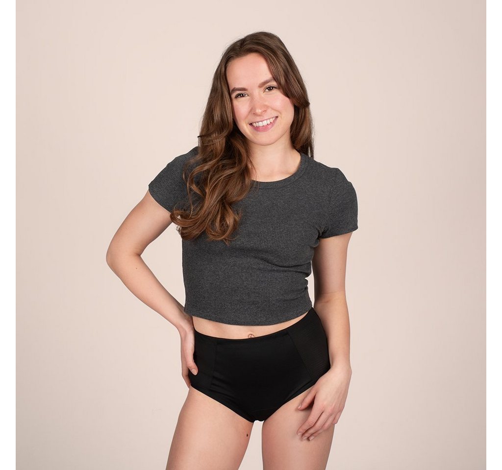 Taynie Inkontinenzslip Highwaist ultra Inkontinenzunterwäsche / Inkontinenzslip aus Bio Baumwolle