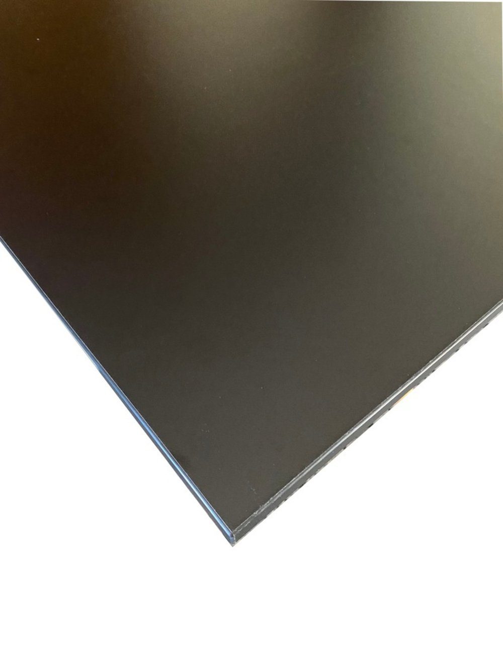 AKKE Schwarz 18mm Tischplatte Tischplatte, Kantenumleimung:2mm-PVC