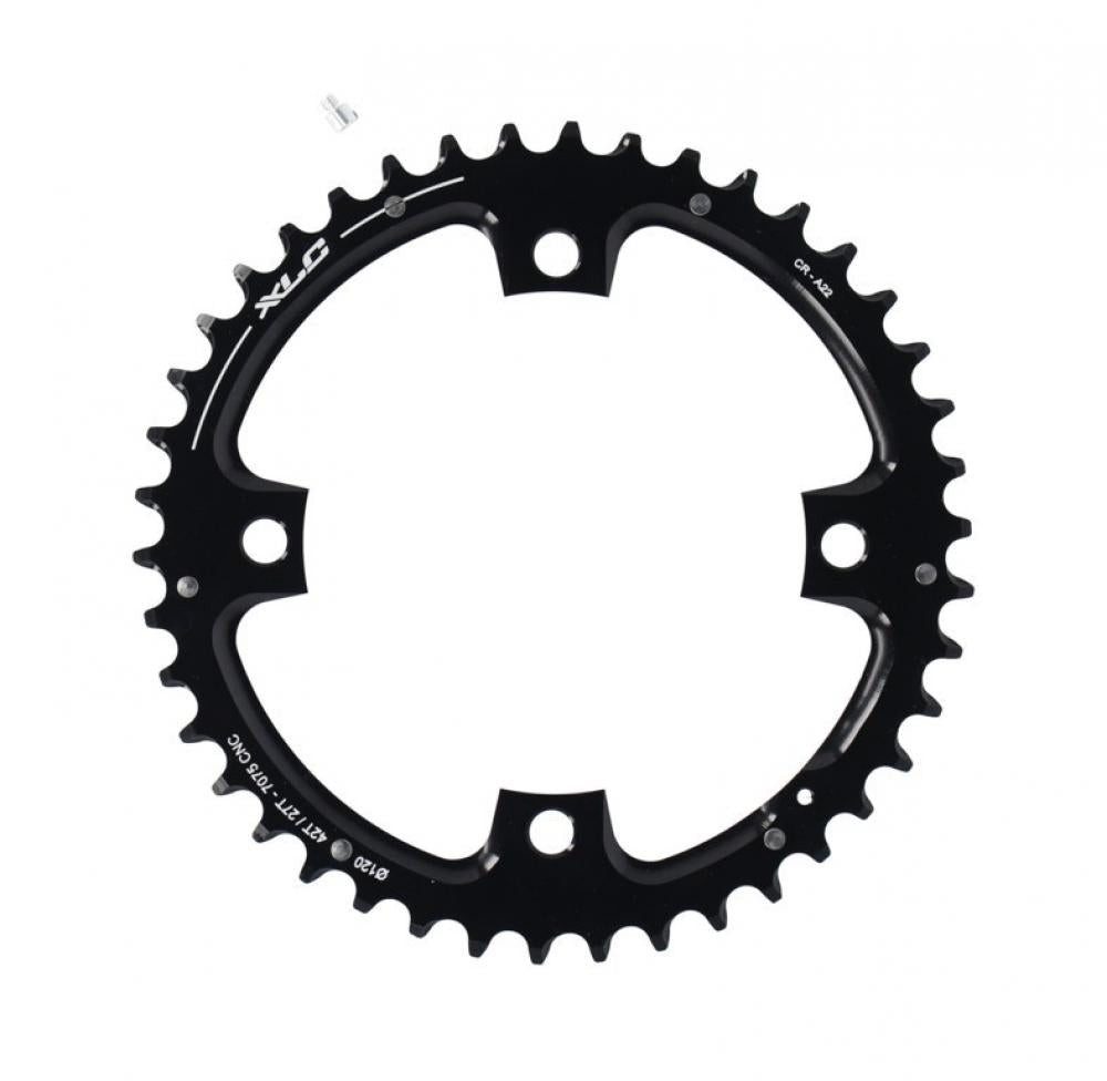 Kettenschaltung XLC Kettenblatt CR-A22 Sram 2x10 speed Ø120mm 42 Zähne