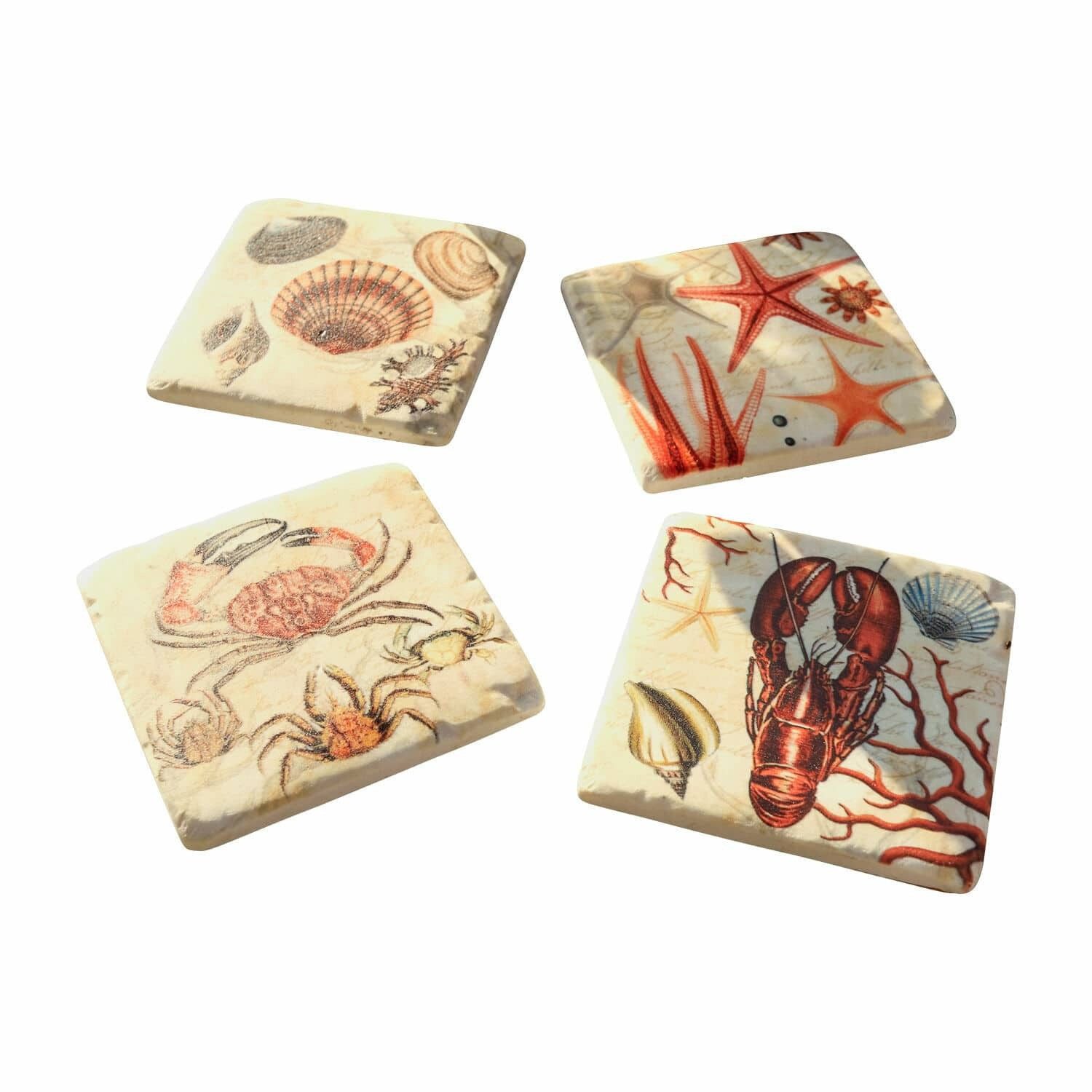 Mirabeau Glasuntersetzer Untersetzer 4er Set Celorin bunt