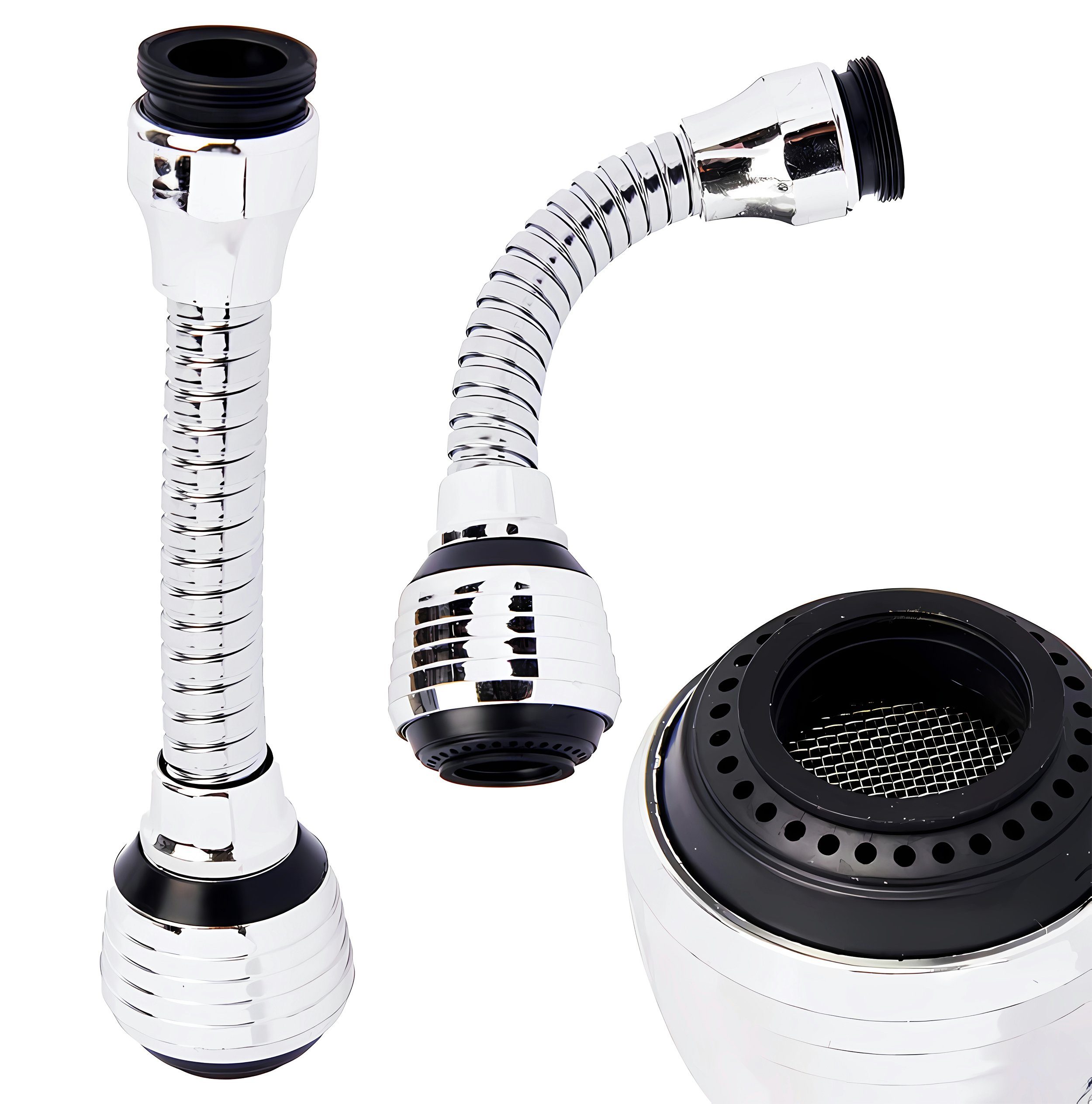 KINVARA Strahlregler BRAUSEKOPF 15cm mit 3 Funktionen Strahlregler Mischdüs günstig online kaufen