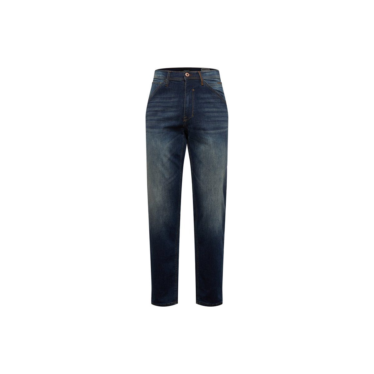 b.young 5-Pocket-Jeans dunkel-blau (1-tlg) | Straight-Fit Jeans
