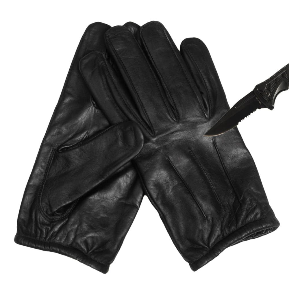 Mil-Tec Lederhandschuhe Security Schnittschutz Handschuhe Kevlar günstig online kaufen