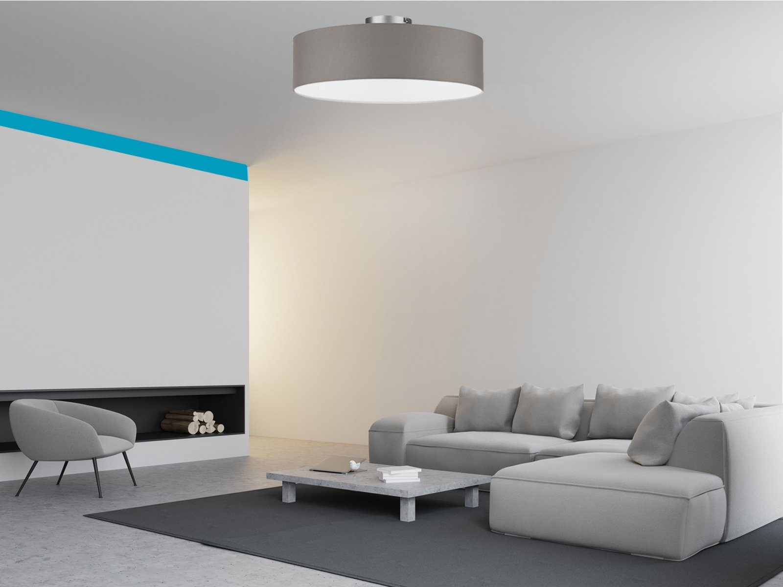 meineWunschleuchte Deckenleuchte, ohne Leuchtmittel, Designklassiker, Lampe günstig online kaufen