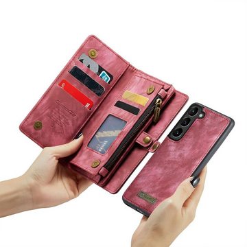 Wigento Handyhülle Für Samsung Galaxy S23 Multifunktion Teilbare Tasche Geldbörse Hülle