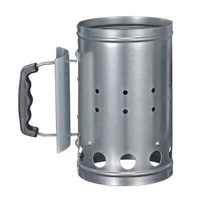 GAUMENKICK Anzündkamin Anzündkamin Metall Kohle und Briketts Kohlestarter H:27cm