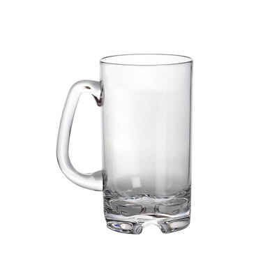 GIMEX Bierkrug Bierkrug aus bruchfestem Polycarbonat - 500ml - Kunststoffglas, Kunststoff