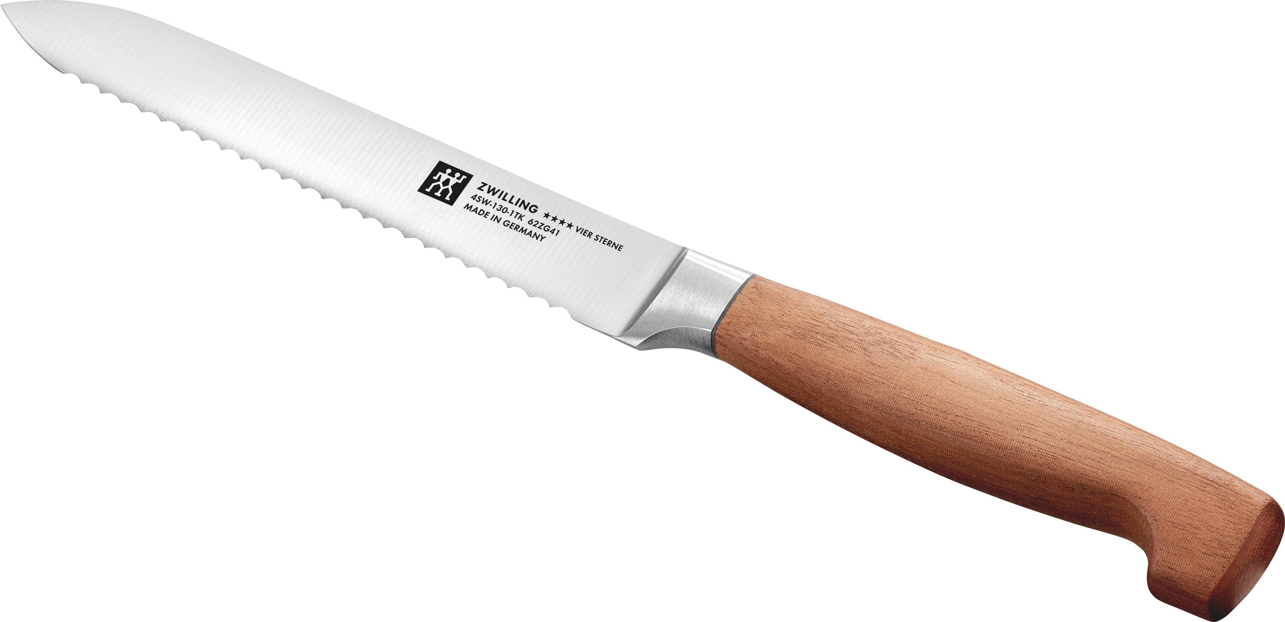 Zwilling Spickmesser **** VIER STERNE Wood, Made in Germany, Eigehärtete Klinge, FSC-Zertifizitiertes Holz