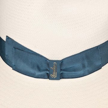 Borsalino Sonnenhut (1-St) Strohhut mit Ripsband, Made in Italy