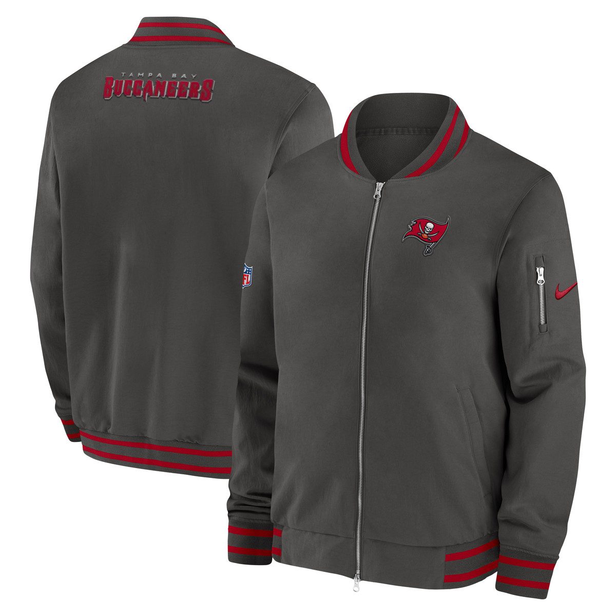 Nike Bomberjacke Nike Jacke Tampa Bay Buccaneers Nike Coach Bomber günstig online kaufen