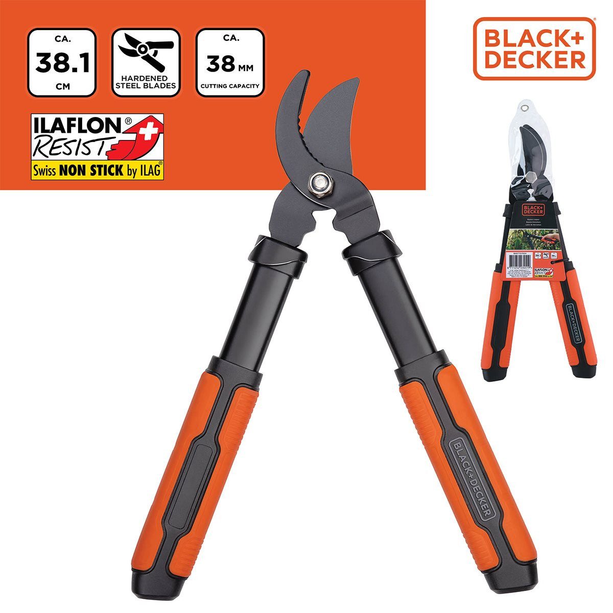 Black + Decker Gartenschere BLACK+DECKER Astschere