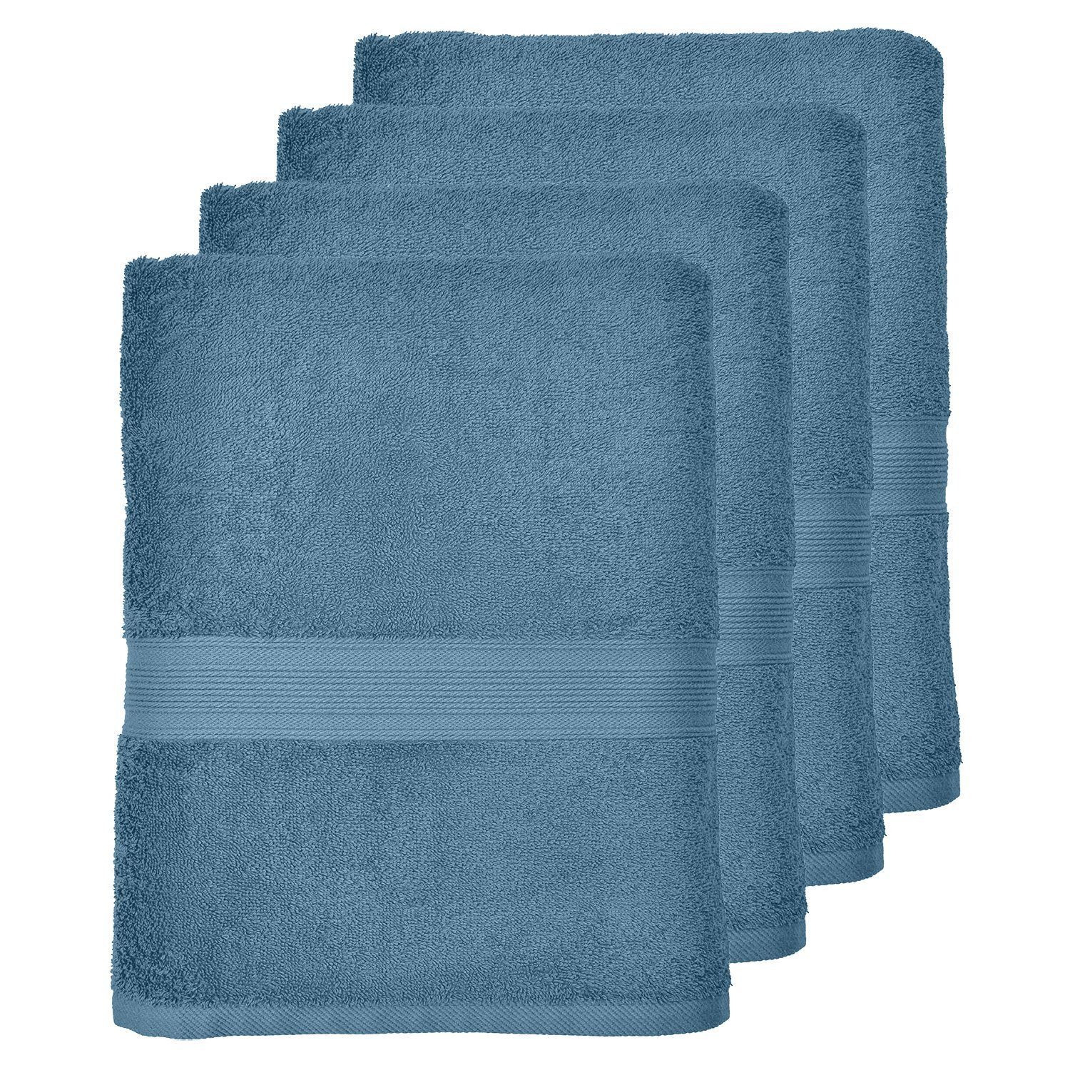 leevitex® Handtuch Frottee 4er Set, 50 günstig online kaufen