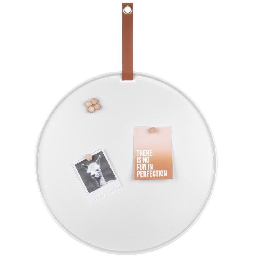 Present Time Pinnwand Magnettafel mit Magneten Perky Weiß (7-teilig)