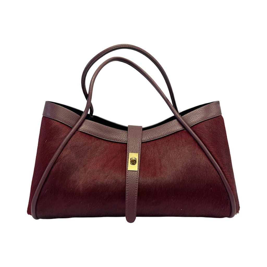 BZNA Schultertasche Amanda Designer Business Handtasche Tasche Fell