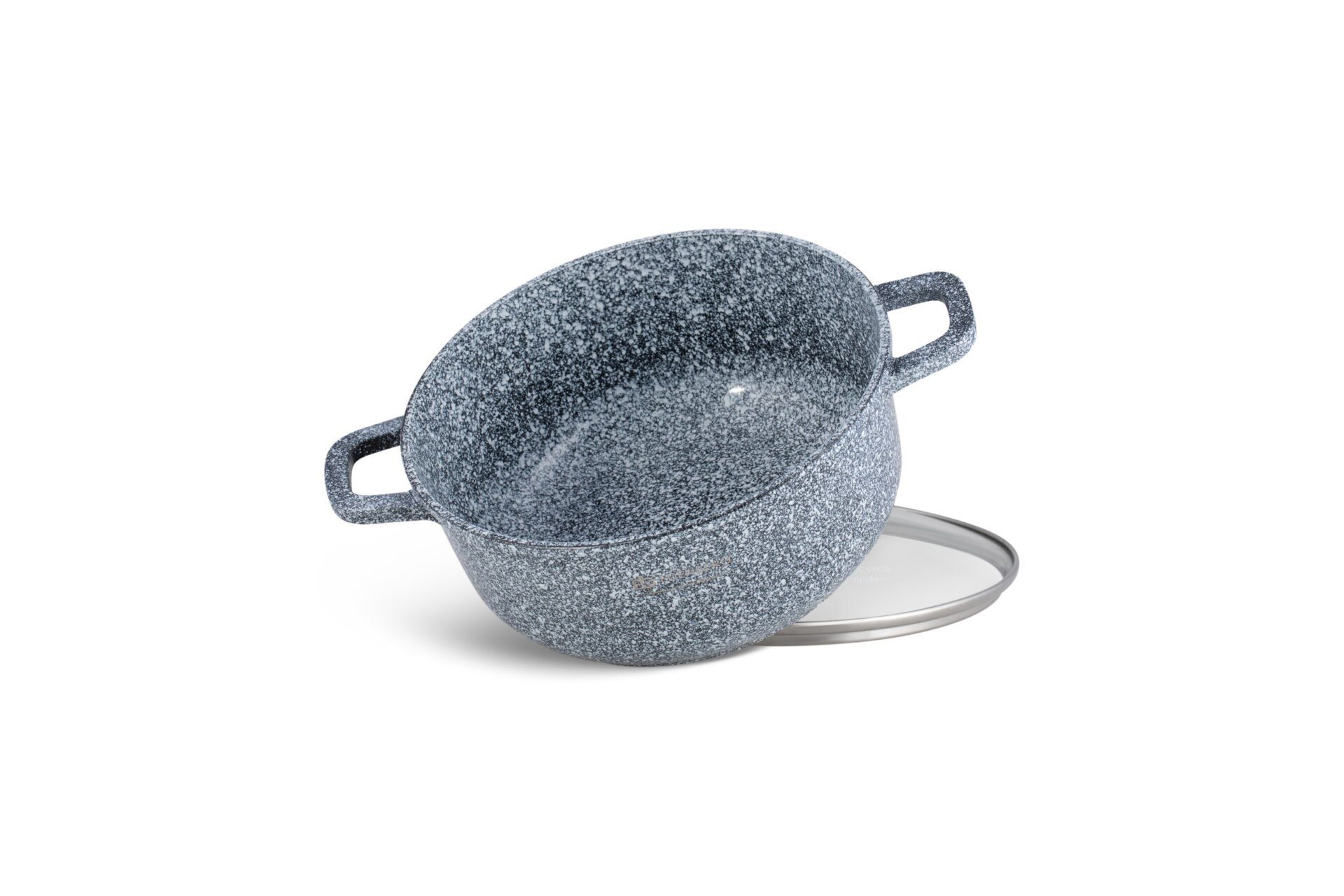 Edenberg Topf-Set Graue Töpfe Keramik-marmorbeschichtung Suppentopf, Kompotttopf, Aluminiumguss (Erlebe jetzt die perfekte Kombination aus Innovation, Eleganz und gesundem Kochen – mit unserem marmorierten Topfset gelingt dir jedes Gericht mühelos und stilvoll!, 12-tlg., Zeitloses Design des Topfsets. Eine ideale Geschenkidee)