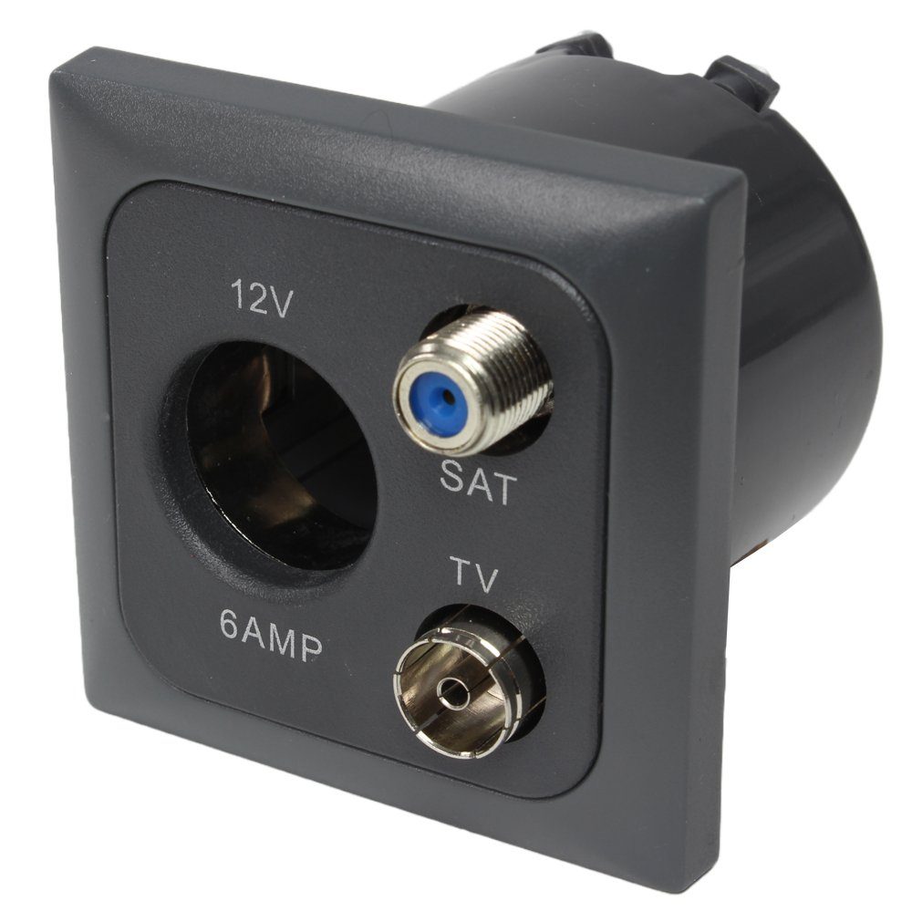 HABA B.V. Steckdose C-Line 12 Volt Steckdose Sat TV + Rahmen + Isodose