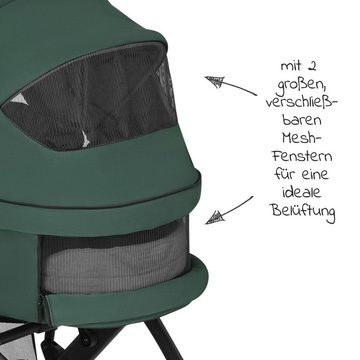 ABC Design Kombi-Kinderwagen Salsa 4 Air - Diamond Edition - Basil, (5-tlg), 2in1 Set mit Lufträdern, Babywanne, Sportsitz, Fußsack, Wickeltasche