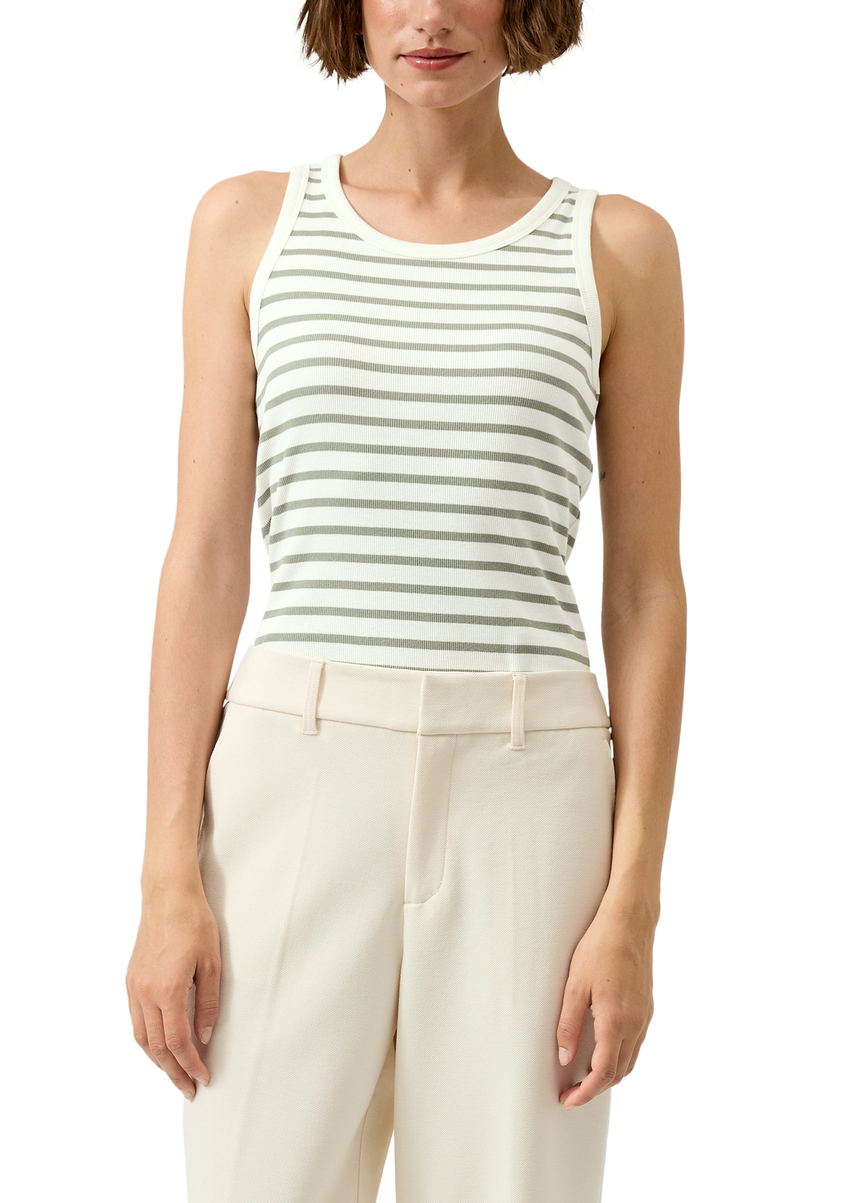 s.Oliver Tanktop mit Streifen Muster günstig online kaufen