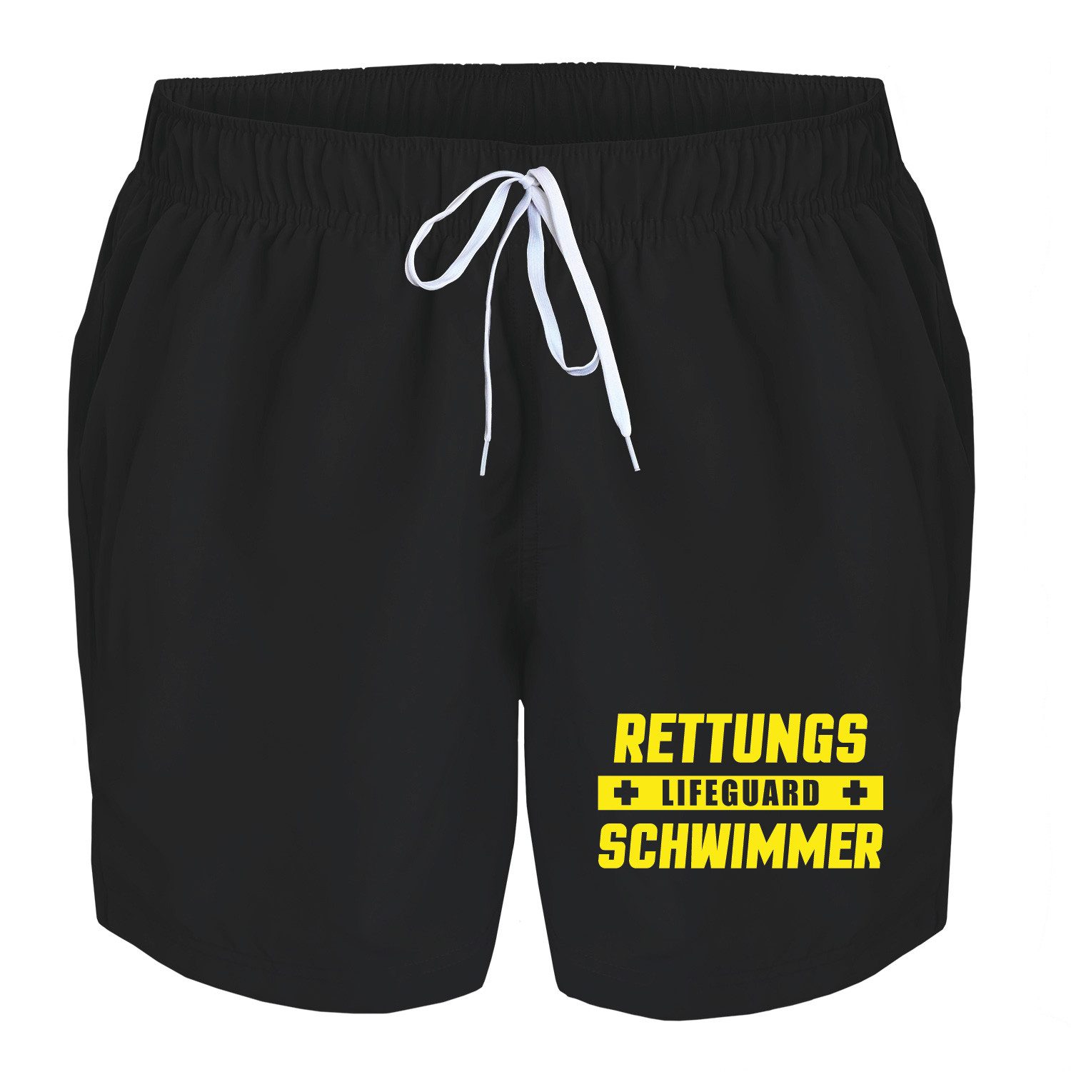 deinshirt Badehose Schwimmshorts Lifeguard Rettungsschwimmer Integrierter günstig online kaufen