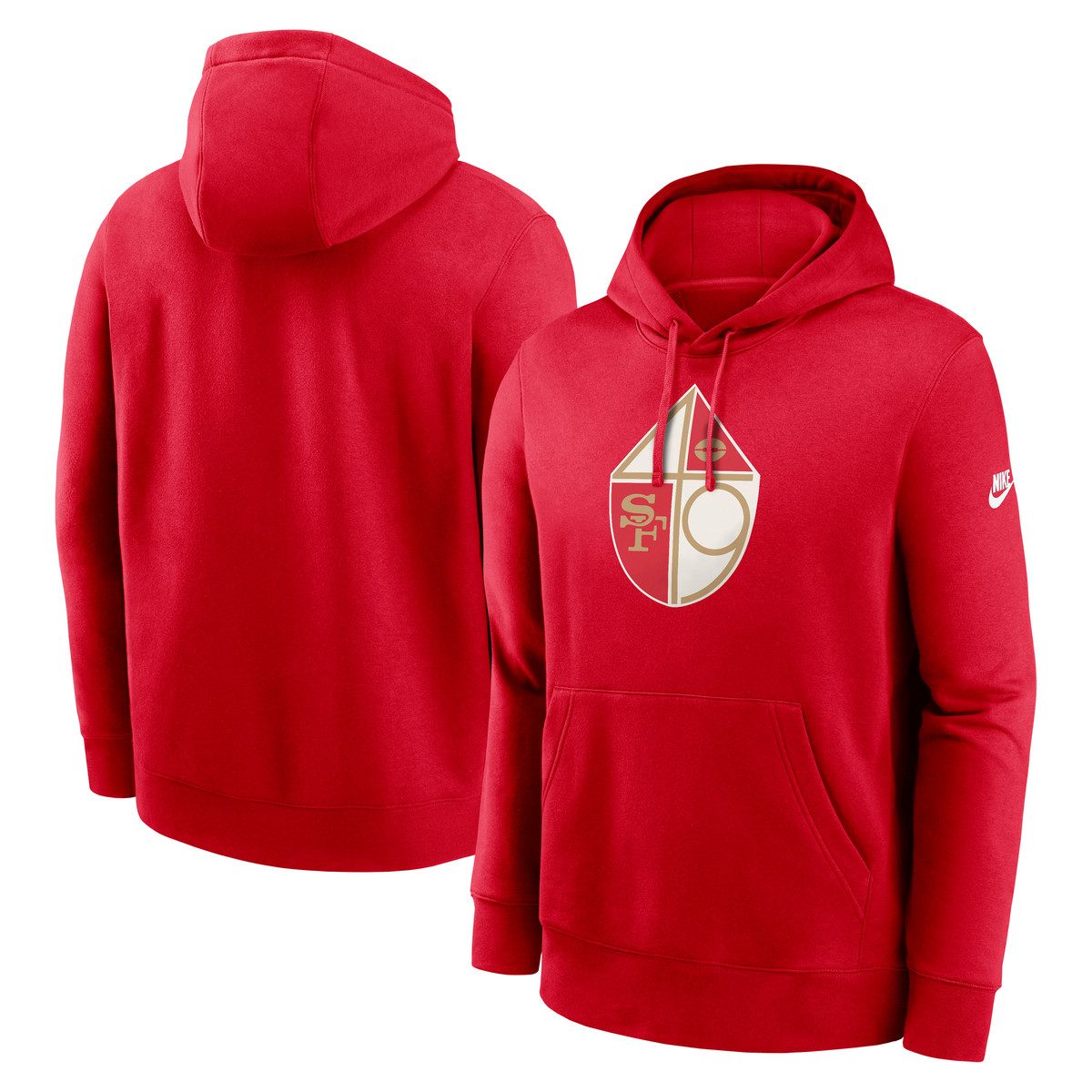 Nike Kapuzenpullover Nike Hoodie San Francisco 49ers Nike Club Fleece günstig online kaufen