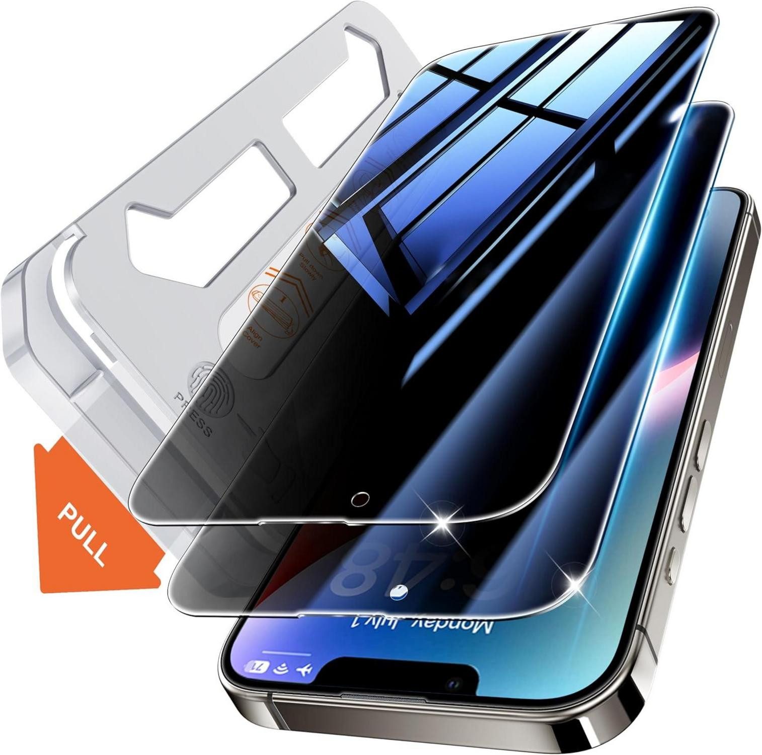 LuxusKollektion Displayschutzglas Sichtschutz Panzerglas iPhone 13/13